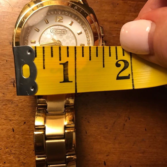 Coach Gold Tone Watch - Picture 7 of 8